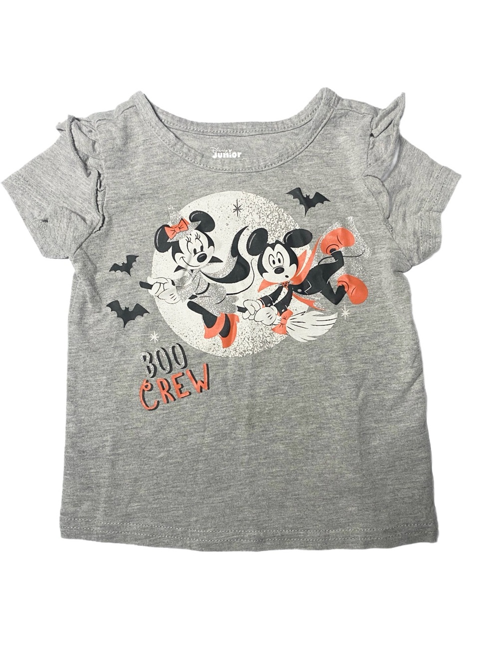 Disney Halloween Mickey & Minnie 'Boo Crew' Tee and Tulle Skort Set Size 2T - Picture 4 of 8